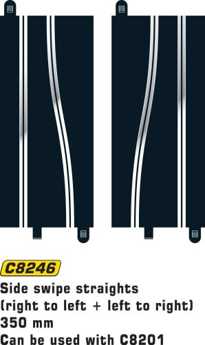 Scalextric C8246 Side Swipes 350 millimetre 1 Scalextric C8246 Side Swipes 350 millimetre 1