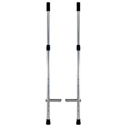 Indy Kids' Jumbo Stilts, Chrome, Medium