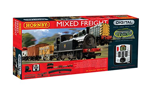 Hornby R1126 Mixed Freight 00 Gauge DCC Electric Train Set