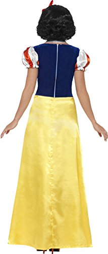 Smiffy's Adult Women's Princess Snow Costume, Dress, Collar and Headband, Wings and Wishes, Serious Fun, Size