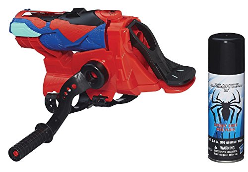 Marvel Spiderman Spiral Blast Web Shooter Figure