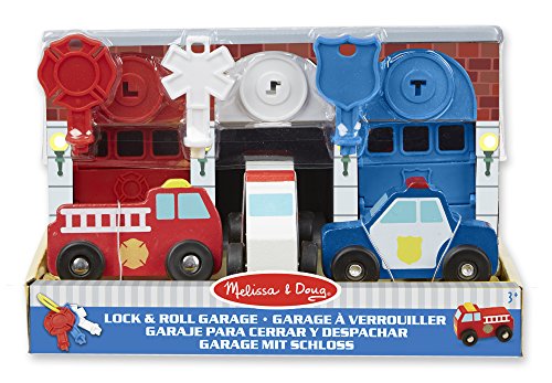 Melissa & Doug Toy Keys & Cars Wooden Rescue Vehicles and Garage (7 pcs) Melissa & Doug Toy Keys & Cars Wooden Rescue Vehicles and Garage (7 pcs)