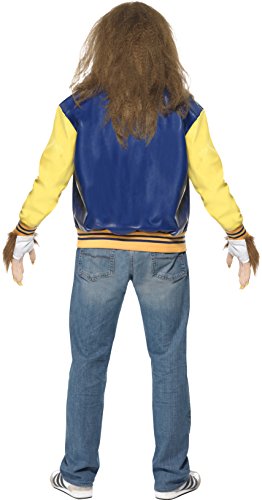 Smiffy's Men's Teen Wolf Costume, Jacket, Vest, Gloves, Wig & Beard, Size