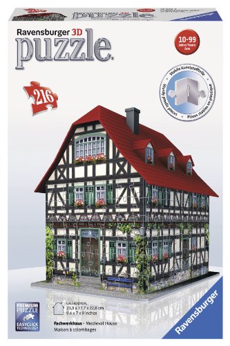 Ravensburger Medieval House 3D Puzzle, 216 Pieces
