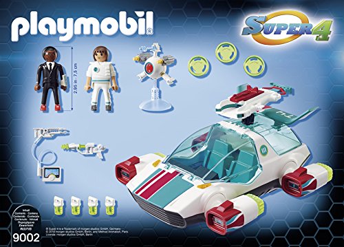 Playmobil 9002 Super 4 FulguriX with Agent Gene