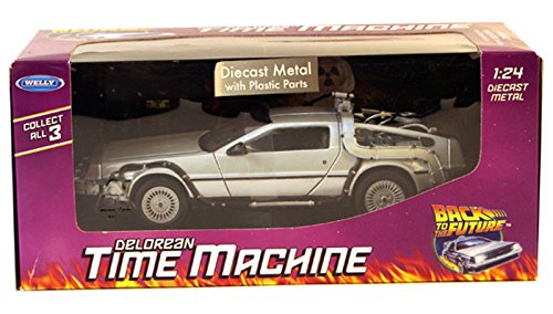 Welly 09066 Back to The Future 1 DeLorean Time Machine Toy