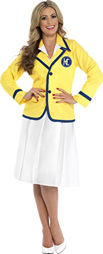 Smiffy's Adult Women's Holiday Rep Female Costume, Jacket and Pleated Skirt, Icons and Idols, Serious Fun, Size