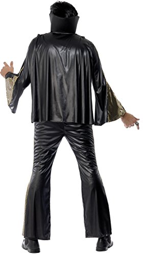 Smiffy's Men's Elvis Costume, Shirt, Trousers, Cape & Belt, Size