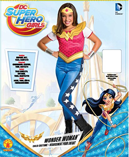 Rubie's Official Girl's Dc Super Hero Wonder Woman Costume