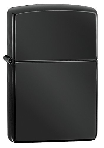 Zippo 24756 Windproof lighter without logo, Ebony , Regular