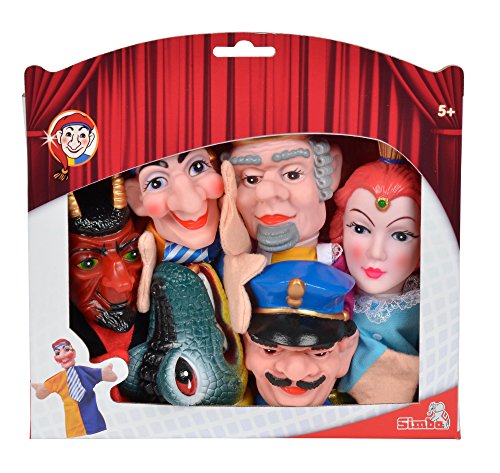 Simba 104586784 Punch and Judy Hand Puppet Set (6