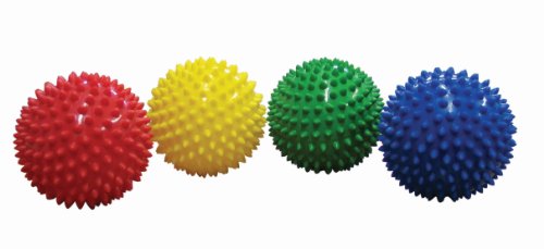 Edushape 10cm Sensory Balls Pack of 4 (Colours Vary)