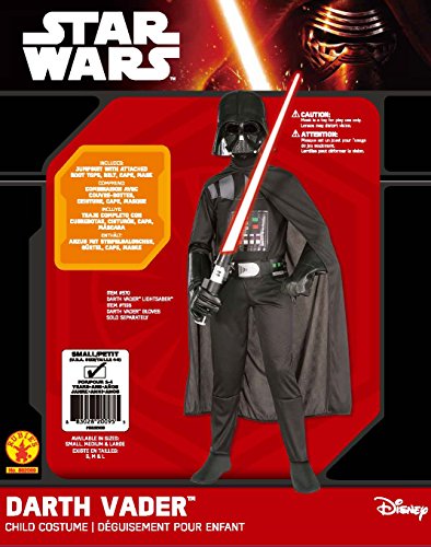Rubie's Official Disney Star Wars Child Darth Vader Child Large Ages 8