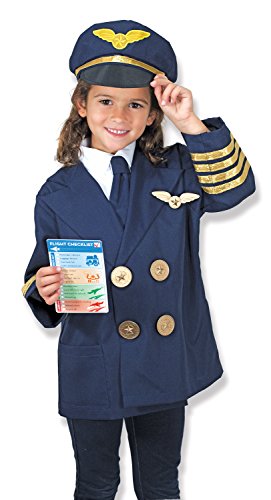 Melissa & Doug Pilot Role Play Costume Set (6 pcs)