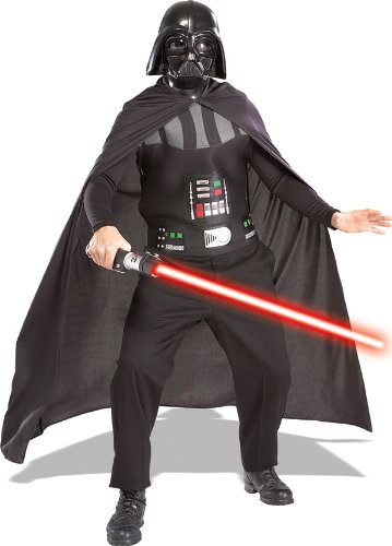Rubie's Official Adult's Star Wars Darth Vader With Light Saber Costume