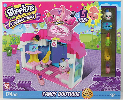 Shopkins 37364 Wave 2 Kinstructions Scene Fancy Boutique Building Set