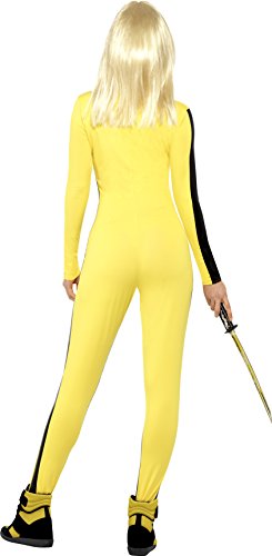 Smiffy's Women's Kill Bill Costume,Jumpsuit & Sword, The Bride Costume, Size