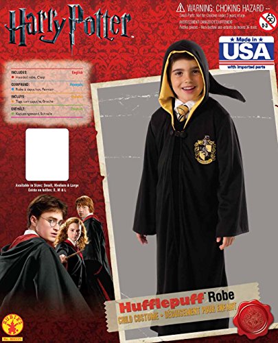 Rubie's Official Hufflepuff Harry Potter Fancy Dress Childrens World Book Day Boys Girls Costume