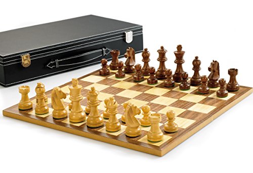 Wooden Chess set with 3 King