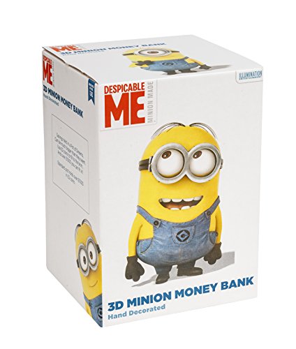 Joy Toy 72025 Minions 3D Ceramics Money Box in Gift Wrap