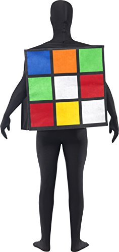 Smiffy's Adult Unisex Rubik's Cube Costume, Multi