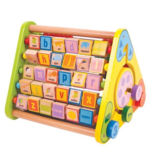 Bigjigs Toys Early Learning Triangular Activity Centre