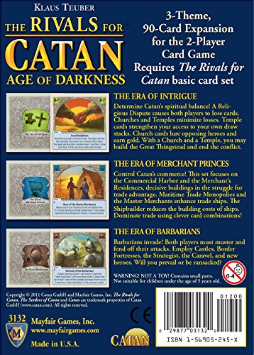 Rivals for Catan Expansion Age of Darkness ( 2011 Edition )