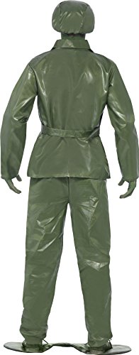 Smiffy's Adult men's Toy Soldier Costume, Top, trousers, Belt, Hat and Foot