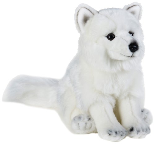 National Geographics ARCTIC FOX Stuffed Animals Plush Toy (Medium, Natural)