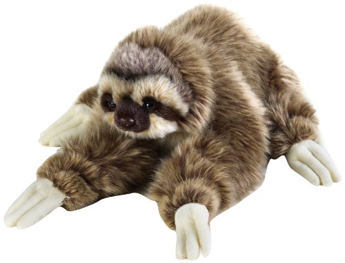 National Geographics SLOTH Stuffed Animals Plush Toy (Medium, Natural)
