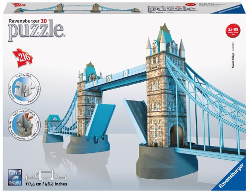Ravensburger Tower Bridge of London, 216pc 3D Jigsaw Puzzle® Ravensburger Tower Bridge of London, 216pc 3D Jigsaw Puzzle®