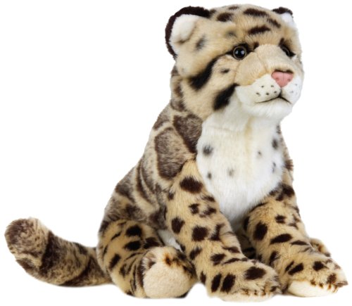National Geographics LEOPARD NEBULOUS Stuffed Animals Plush Toy (Medium, Natural)