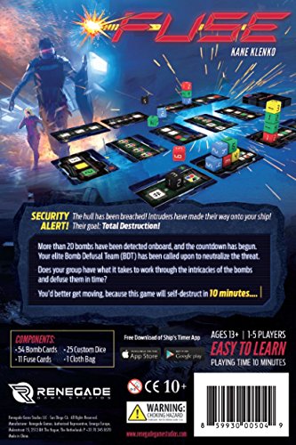Renegade Game Studios RGS00504 Fuse Dice Game Renegade Game Studios RGS00504 Fuse Dice Game