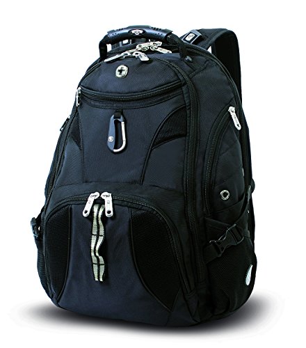 Wenger Notebook Backpack Casual Daypack, 49 cm, 40 Liters, Black 2160484 Wenger Notebook Backpack Casual Daypack, 49 cm, 40 Liters, Black 2160484