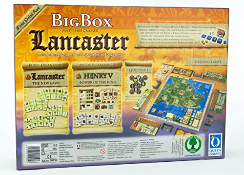 Queen Games 20092 Lancaster Big Box Multilingual Game
