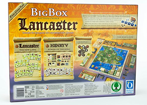 Queen Games 20092 Lancaster Big Box Multilingual Game Queen Games 20092 Lancaster Big Box Multilingual Game