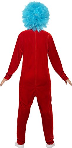 Smiffy's Unisex Official Dr Seuss Thing 1 Or Thing 2 Costume (Large)