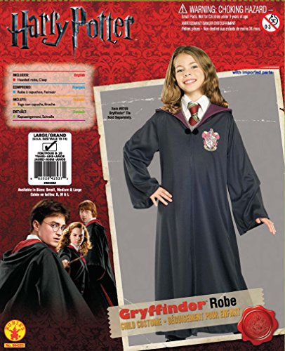 Rubie's Official Harry Potter Gryffindor Classic Robe Childs Costume Rubie's Official Harry Potter Gryffindor Classic Robe Childs Costume