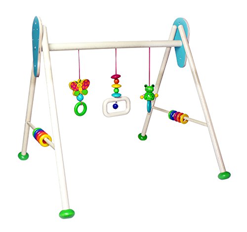 Hess Wooden Baby Activity Baby Gym Frog Toni Toy
