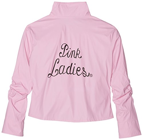 Smiffy's Women's Grease Deluxe Pink Ladies Jacket, Size