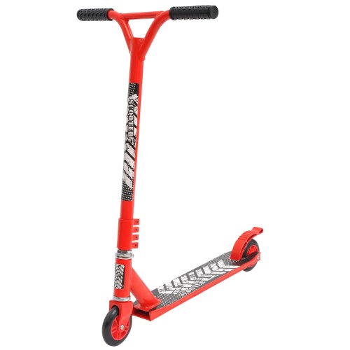 HOMCOM OUTDOOR PUSH STUNT SCOOTER 2 WHEEL FIXED BAR 360 DEGREE STREET KIDS CHILDREN ADULTS Red HOMCOM OUTDOOR PUSH STUNT SCOOTER 2 WHEEL FIXED BAR 360 DEGREE STREET KIDS CHILDREN ADULTS Red
