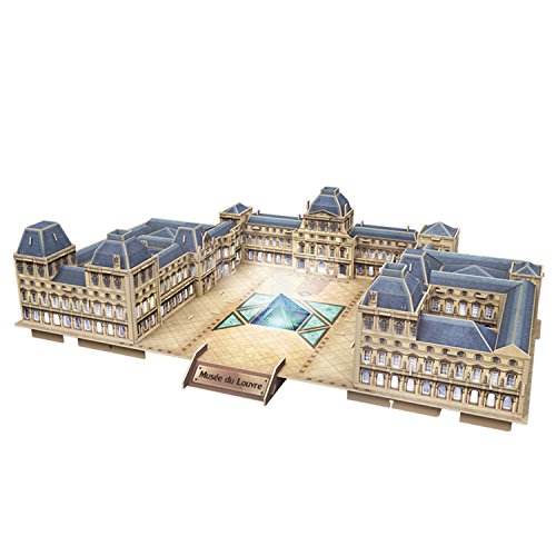 Cubic Fun l517h&nbsp;–&nbsp;3d Puzzle Museum of the Louvre with LED&nbsp;–&nbsp;Paris&nbsp;–&nbsp;France