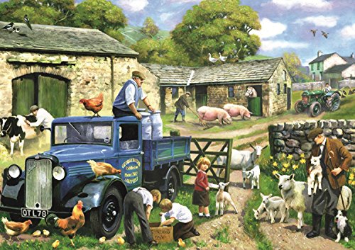 Falcon de luxe Seasons on The Farm Jigsaw Puzzles in One Box (4 x 1000