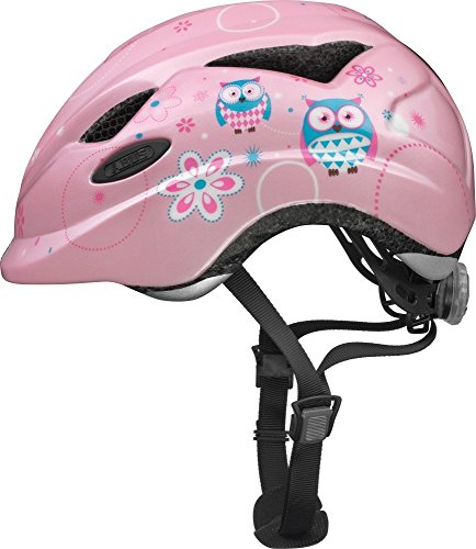 ABUS Anuky Children's Bicycle Helmet, Children's, Anuky, Rose Owl, Taille S 46