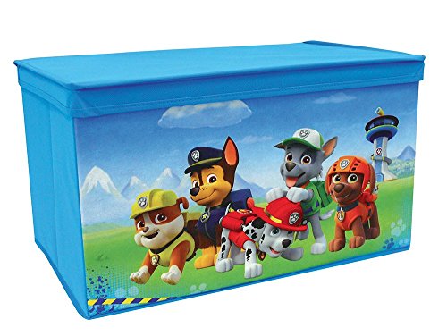 Fun House 712540 PAW Patrol Collapsible Polyester Toy Chest, Blue, 55.5 x 34.5 x 34 cm