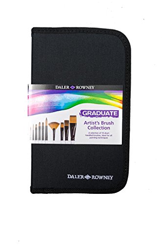 Daler Rowney Graduate Short Zip Case 10 Brushes Daler Rowney Graduate Short Zip Case 10 Brushes