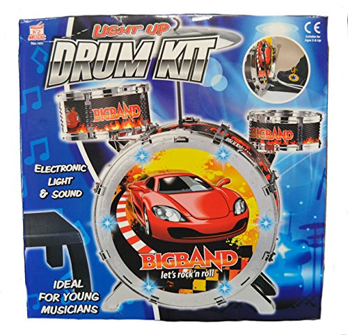 A to Z 01880 Light up Drum Kit with Stool A to Z 01880 Light up Drum Kit with Stool