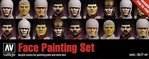 Vallejo Model Color Faces Painting Acrylic Paint Set