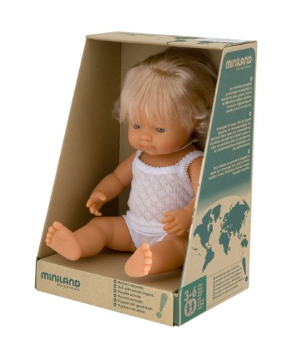 Miniland Miniland31152 38 cm European Girl Doll with Underwear in Box Miniland Miniland31152 38 cm European Girl Doll with Underwear in Box