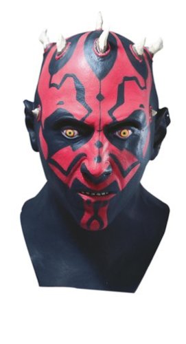 Rubie's Official Star Wars Darth Maul Adult Latex Full Overhead Mask